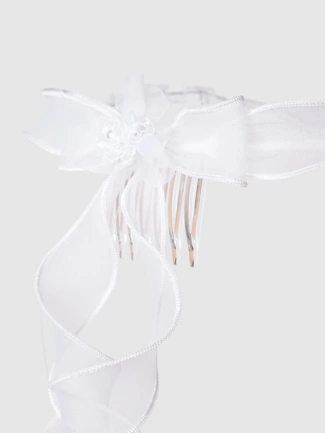 Weise Gesteck Mit Kamm - Weiß 5 Weise Gesteck Mit Kamm - Weiß – Bild 3