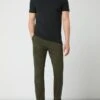 Selected Homme Slim Fit Chino Mit Bio-Baumwolle Modell 'Miles' - Olivgrün
