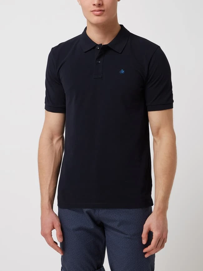 Scotch & Soda Poloshirt Aus Bio-Baumwolle - Marineblau 6 Scotch & Soda Poloshirt Aus Bio-Baumwolle - Marineblau – Bild 4