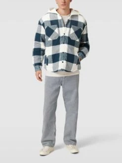 REVIEW Hemdjacke Mit Karomuster Modell 'PAD' - Marineblau