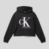 Calvin Klein Jeans Hoodie Mit Label-Print Modell 'REVEAL' - Schwarz