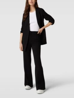 Drykorn Top Mit Geripptem Rundhalsausschnitt Modell 'OLINA' - Weiß