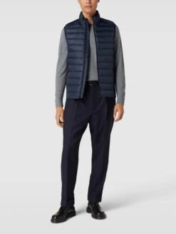 CK Calvin Klein Steppweste Mit Reißverschlusstaschen - Marineblau