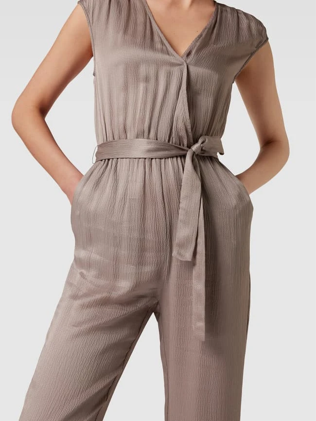 Jake*s Collection Jumpsuit Mit Strukturmuster - Mittelgrau 5 Jake*s Collection Jumpsuit Mit Strukturmuster - Mittelgrau – Bild 3