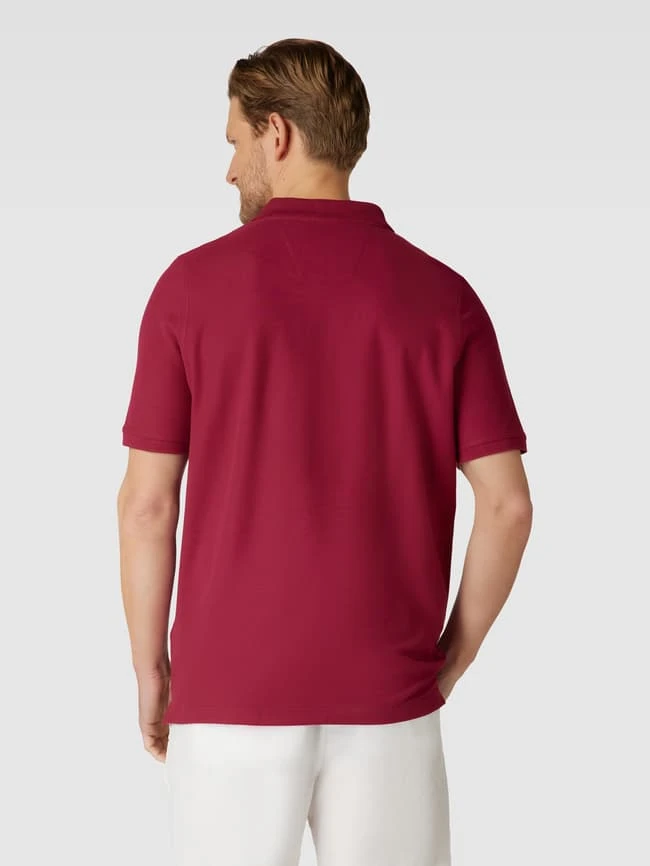 Fynch-Hatton Poloshirt Mit Logo-Stitching - Bordeaux Rot 7 Fynch-Hatton Poloshirt Mit Logo-Stitching - Bordeaux Rot – Bild 5