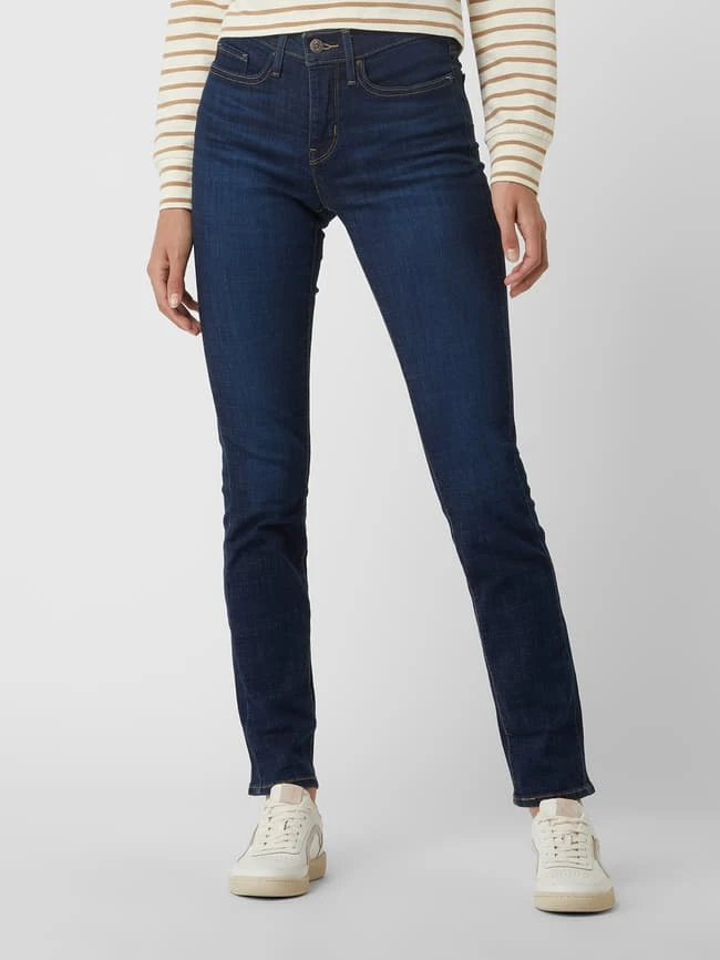 Levi's® 300 Shaping Slim Fit Jeans Mit Stretch-Anteil Modell '312' - Dunkelblau 6 Levi's® 300 Shaping Slim Fit Jeans Mit Stretch-Anteil Modell '312' - Dunkelblau – Bild 4