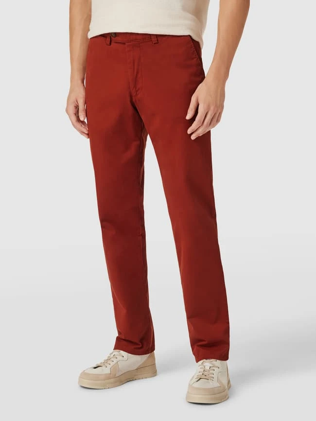 Christian Berg Men Hose Mit Seitlichen Eingrifftaschen - Rostrot Meliert 6 Christian Berg Men Hose Mit Seitlichen Eingrifftaschen - Rostrot Meliert – Bild 4