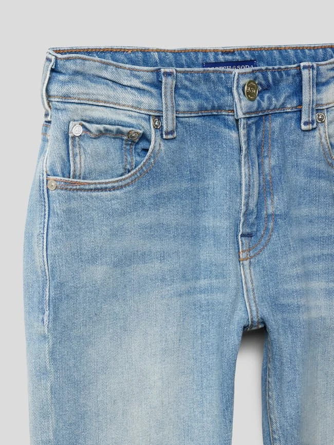 Scotch & Soda Jeans Mit Label-Details Modell 'Dean' - Mittelgrau 4 Scotch & Soda Jeans Mit Label-Details Modell 'Dean' - Mittelgrau – Bild 2