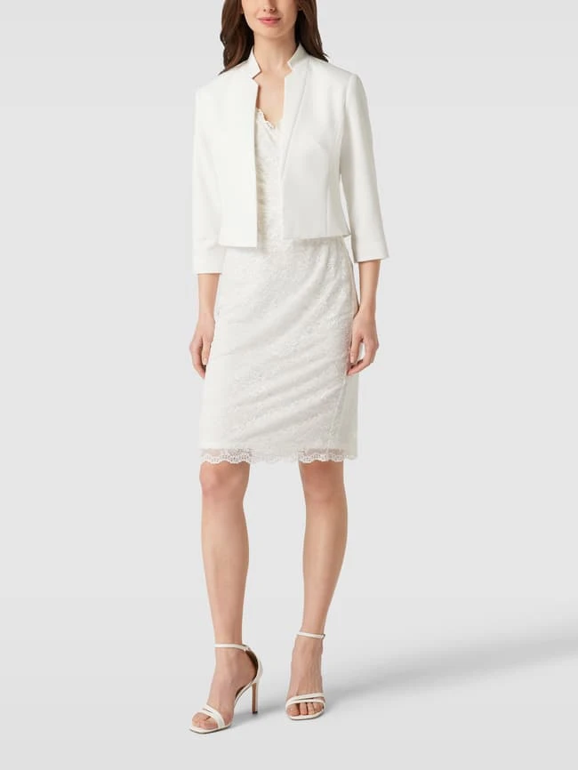 Vera Mont Bolero Mit Stehkragen - Offwhite 3 Vera Mont Bolero Mit Stehkragen - Offwhite