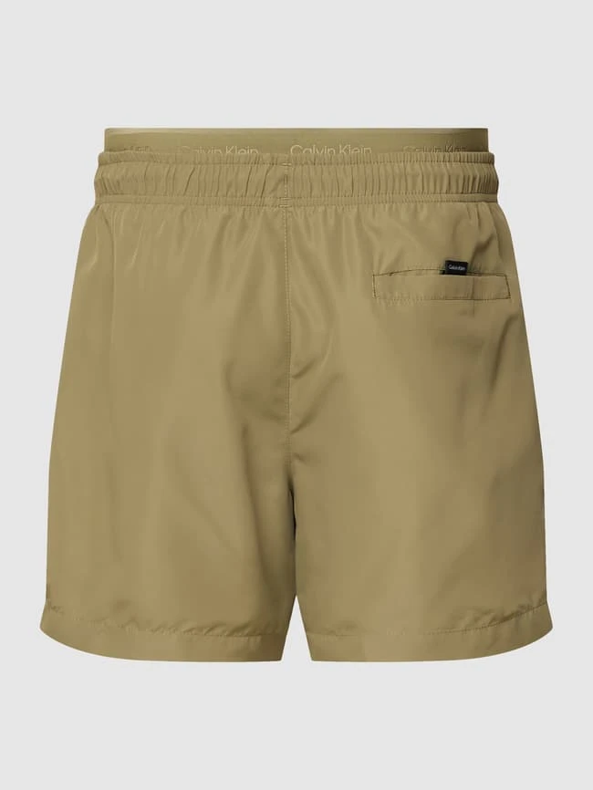 Calvin Klein Underwear Badehose Mit Label-Stitching - Olivgrün 5 Calvin Klein Underwear Badehose Mit Label-Stitching - Olivgrün – Bild 3