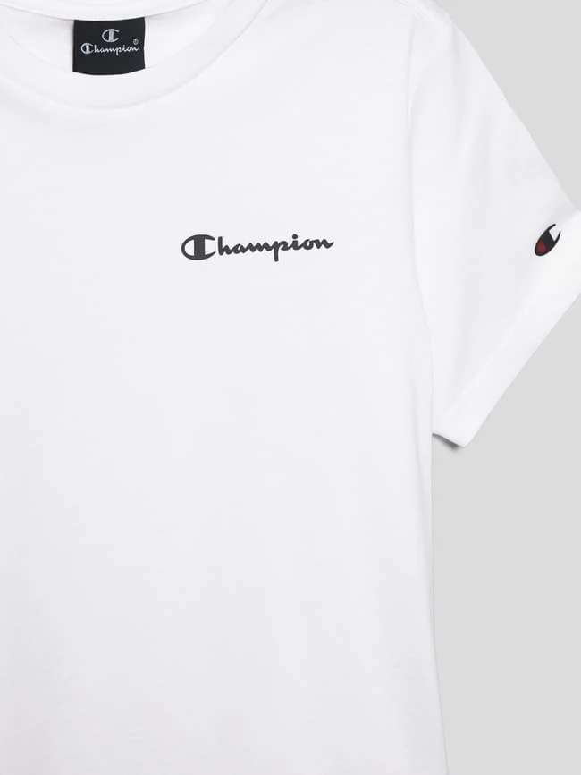 CHAMPION T-Shirt Mit Logo-Print - Weiß 4 CHAMPION T-Shirt Mit Logo-Print - Weiß – Bild 2