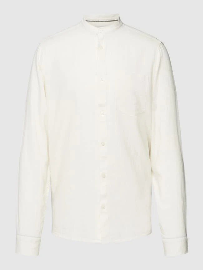 !Solid Freizeithemd Mit Leinen-Anteil Modell 'ALLAN' - Offwhite 4 !Solid Freizeithemd Mit Leinen-Anteil Modell 'ALLAN' - Offwhite – Bild 2