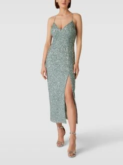 Jake*s Cocktail Cocktailkleid Mit Zierbesatz - Schilf