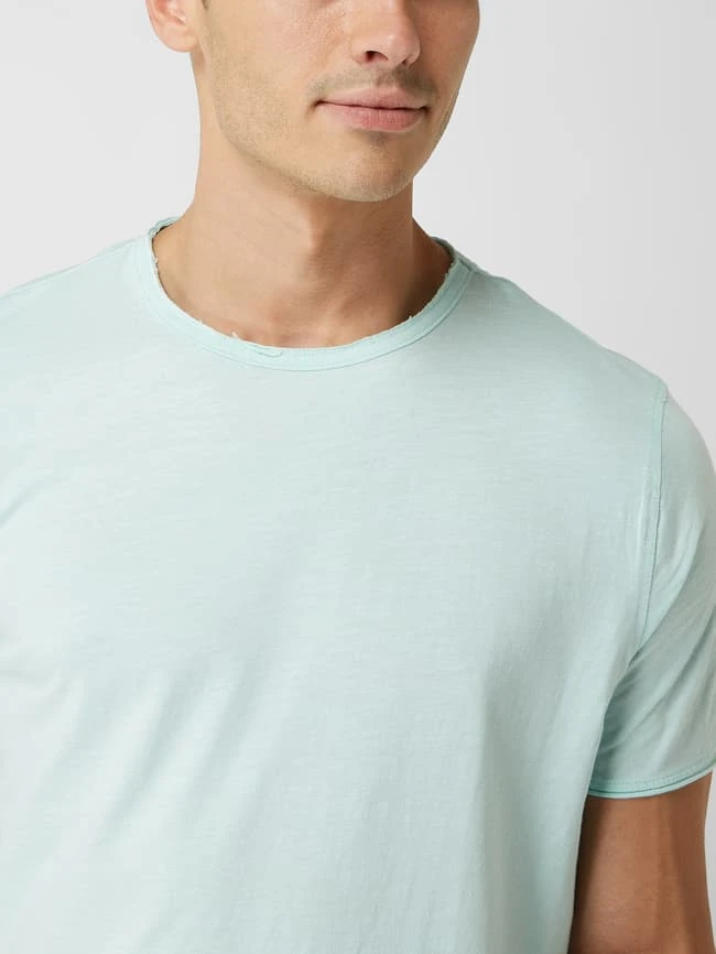 MCNEAL T-Shirt Aus Slub Jersey - Ozean Blau 5 MCNEAL T-Shirt Aus Slub Jersey - Ozean Blau – Bild 3