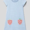 Happy Girls Minikleid Mit Motiv-Stitching - Bleu