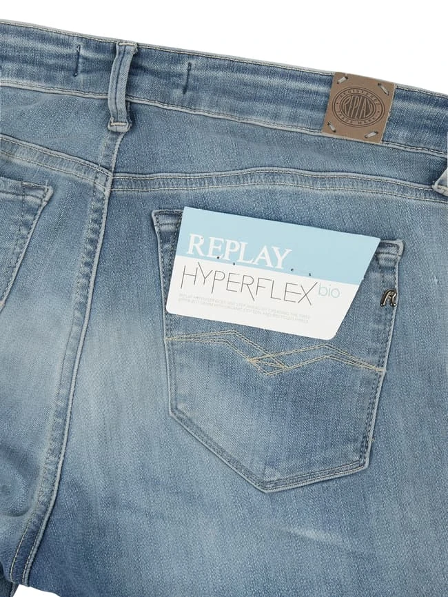 Replay Skinny Fit Jeans Mit Stretch-Anteil Modell 'Luzien' HYPERFLEX - Blau 8 Replay Skinny Fit Jeans Mit Stretch-Anteil Modell 'Luzien' HYPERFLEX - Blau – Bild 6