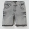 Blue Effect Slim Fit Bermudas Mit Stretch-Anteil - Mittelgrau Meliert