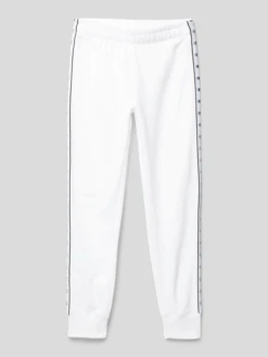 CHAMPION Sweatpants Mit Galonstreifen - Weiß