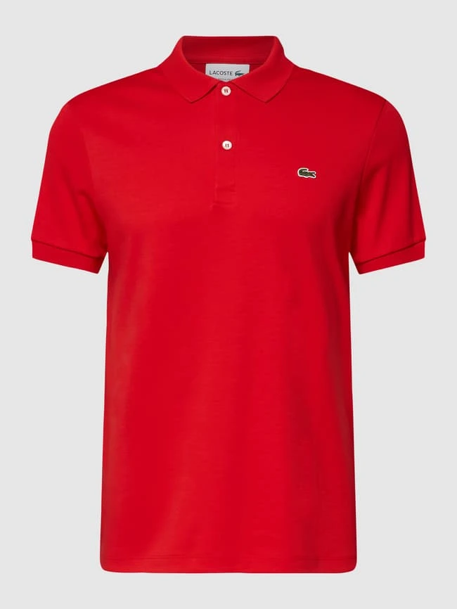 Lacoste Poloshirt Mit Logo-Stitching - Rot 4 Lacoste Poloshirt Mit Logo-Stitching - Rot – Bild 2