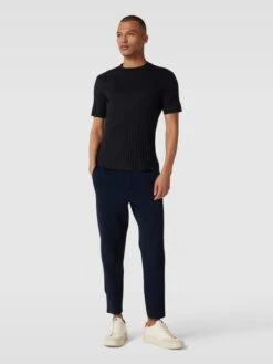 Emporio Armani T-Shirt Mit Rundhalsausschnitt Modell 'ON Basic' - Marineblau