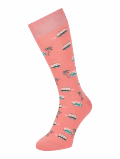 Von Jungfeld Socken Mit Stretch-Anteil Modell 'Ibiza' - Rosa