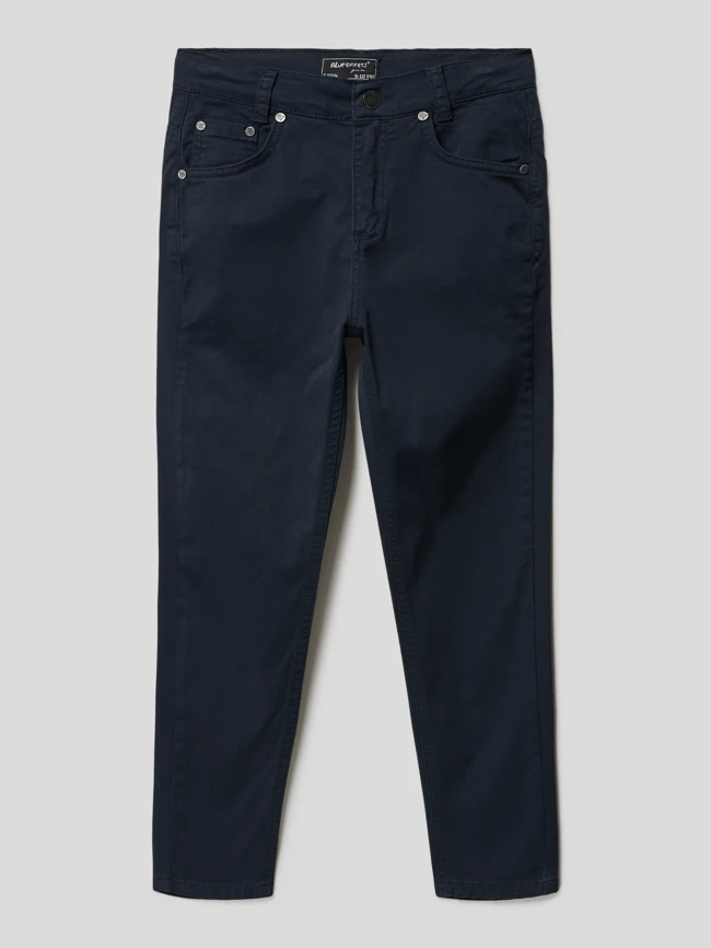Blue Effect Chino Im 5-Pocket-Design - Marineblau 3 Blue Effect Chino Im 5-Pocket-Design - Marineblau
