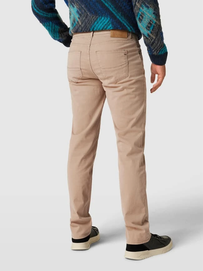 Brax Hose Mit Label-Patch Modell 'Cadiz' - Beige 7 Brax Hose Mit Label-Patch Modell 'Cadiz' - Beige – Bild 5