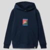 Jack & Jones Hoodie Mit Label-Print - Marineblau