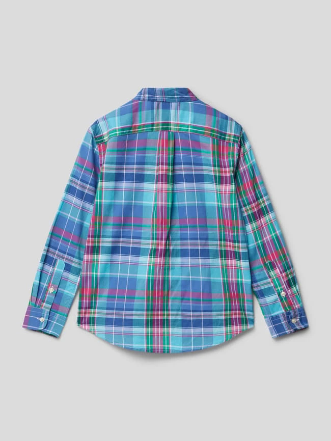 Polo Ralph Lauren Kids Freizeithemd Mit Karomuster - Helltürkis 5 Polo Ralph Lauren Kids Freizeithemd Mit Karomuster - Helltürkis – Bild 3