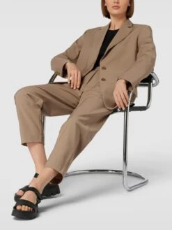 Marc O'Polo Blazer Mit Reverskragen - Taupe