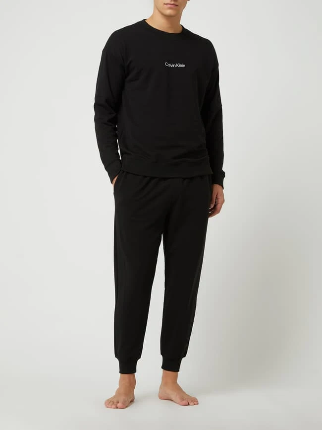 Calvin Klein Underwear Pyjamahose Mit Logo-Bund - Schwarz 3 Calvin Klein Underwear Pyjamahose Mit Logo-Bund - Schwarz