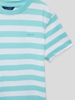 Gant T-Shirt Mit Streifenmuster - Hellblau -Beliebt Bekleidungsgeschäft 95a4khaeal5kagph9t2l0e28ala5ak9i8kq3al27a0qjag9iacqjeiac9p938lam61738dhlad8jikaa9so62cr56phj8oj46hi6cc1k6coj2ob6cko3gdhj6gq34dr36pi66c8