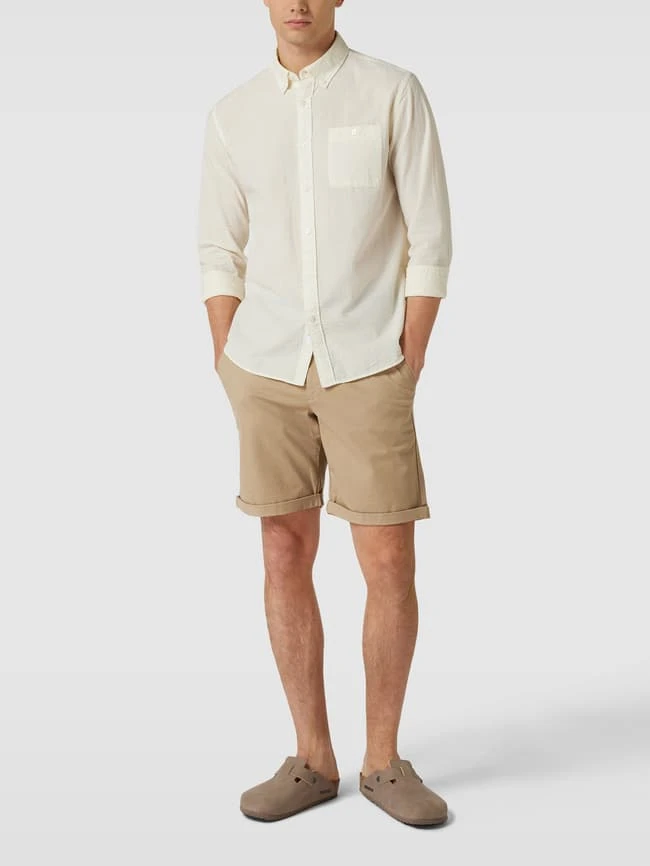 REVIEW Bermudas Mit Paspeltaschen - Beige 3 REVIEW Bermudas Mit Paspeltaschen - Beige