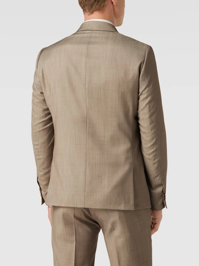 CG - Club Of Gents Slim Fit 2-Knopf-Sakko Mit Zier-Detail - Beige 7 CG - Club Of Gents Slim Fit 2-Knopf-Sakko Mit Zier-Detail - Beige – Bild 5