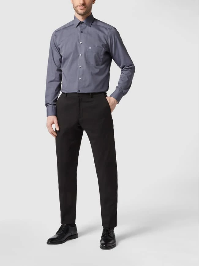 OLYMP Regular Fit Hemd Mit Kentkragen - Anthrazit 3 OLYMP Regular Fit Hemd Mit Kentkragen - Anthrazit