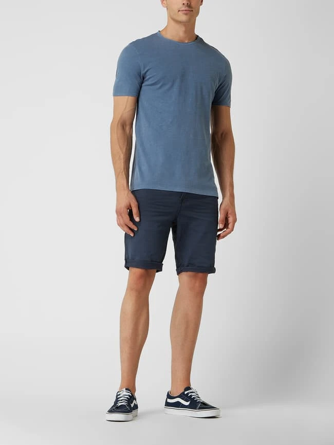 MCNEAL T-Shirt Aus Slub Jersey - Rauchblau 3 MCNEAL T-Shirt Aus Slub Jersey - Rauchblau