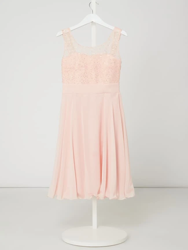 G.O.L. Kleid Mit Ziersteinbesatz - Altrosa 3 G.O.L. Kleid Mit Ziersteinbesatz - Altrosa