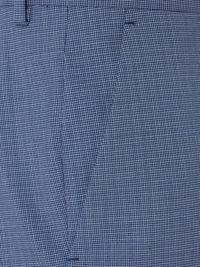 Christian Berg Men Anzughose Mit Karomuster - Blau 4 Christian Berg Men Anzughose Mit Karomuster - Blau – Bild 2