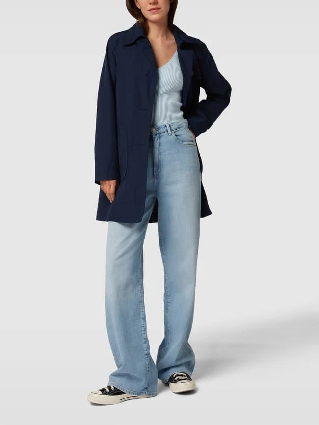 Betty Barclay Trenchcoat Mit Paspeltaschen - Dunkelblau 3 Betty Barclay Trenchcoat Mit Paspeltaschen - Dunkelblau