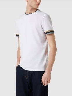 Christian Berg Men T-Shirt Mit Kontraststreifen - Weiß -Beliebt Bekleidungsgeschäft 993k8dic6t2kkca59ha4kha5a0o36gpnags4scaj6l7l8da48l930c2ea52jakq28ha4kjq66ksj8dij6co34e1ncoq64e366cpm6dhkckqjieb568q66cho68om8p1mckr6cog