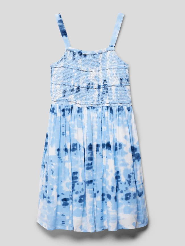 Happy Girls Kleid Im Batik-Look - Bleu 3 Happy Girls Kleid Im Batik-Look - Bleu