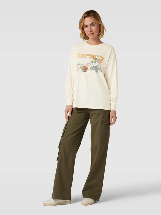 Jake*s Casual Sweatshirt Mit Disney©-Print - Offwhite 3 Jake*s Casual Sweatshirt Mit Disney©-Print - Offwhite