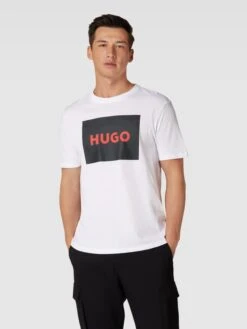 HUGO T-Shirt Mit Label-Print Modell 'DULIVE222' - Weiß -Beliebt Bekleidungsgeschäft 9984al2f8h238gq4a4okec2790o5aj2c9p6j8dig84q4ciih95al4kpo8cp4gcql6p4jgd2g68ok6hq2a8o68c9i65j3achl61ij8c1k6lijce1o71hj2pho6gpm2dpicli3go8