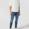 Drykorn Slim Fit Jeans Im Used-Look Modell 'WEST' - Blau
