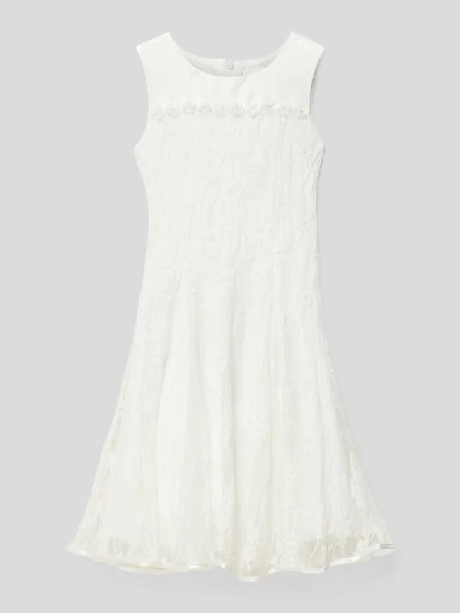 Happy Girls Kleid Mit Floraler Spitze - Ecru 3 Happy Girls Kleid Mit Floraler Spitze - Ecru
