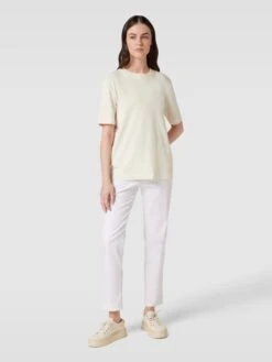 Christian Berg Woman Chino Mit Gürtel - Weiß