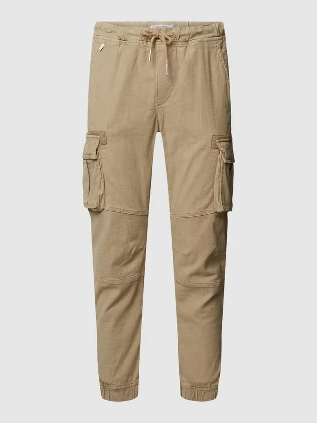 REVIEW Cargohose Mit Label-Detail - Beige 4 REVIEW Cargohose Mit Label-Detail - Beige – Bild 2