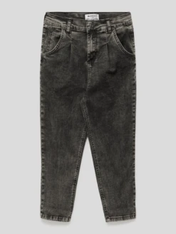 Blue Effect Jeans Im Used-Look - Schwarz