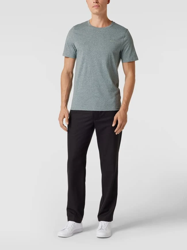 MCNEAL T-Shirt Mit Label-Applikation - Schilf Meliert 3 MCNEAL T-Shirt Mit Label-Applikation - Schilf Meliert