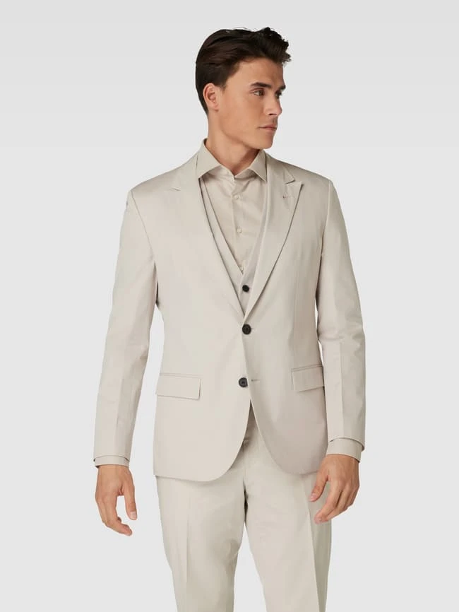 HUGO Anzug Mit 2-Knopf-Sakko Modell 'Henry/Getlin' - Beige 6 HUGO Anzug Mit 2-Knopf-Sakko Modell 'Henry/Getlin' - Beige – Bild 4